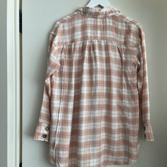Free People All About The Feels Plaid Button Down - Picture 5 of 8